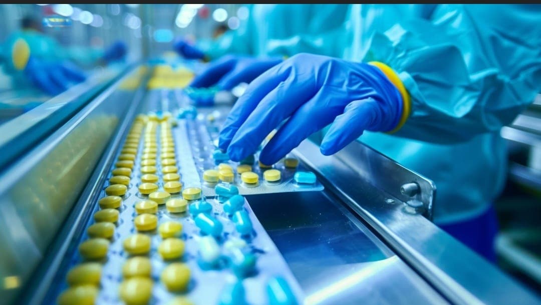 Quality checks on blister-packed medicines during production