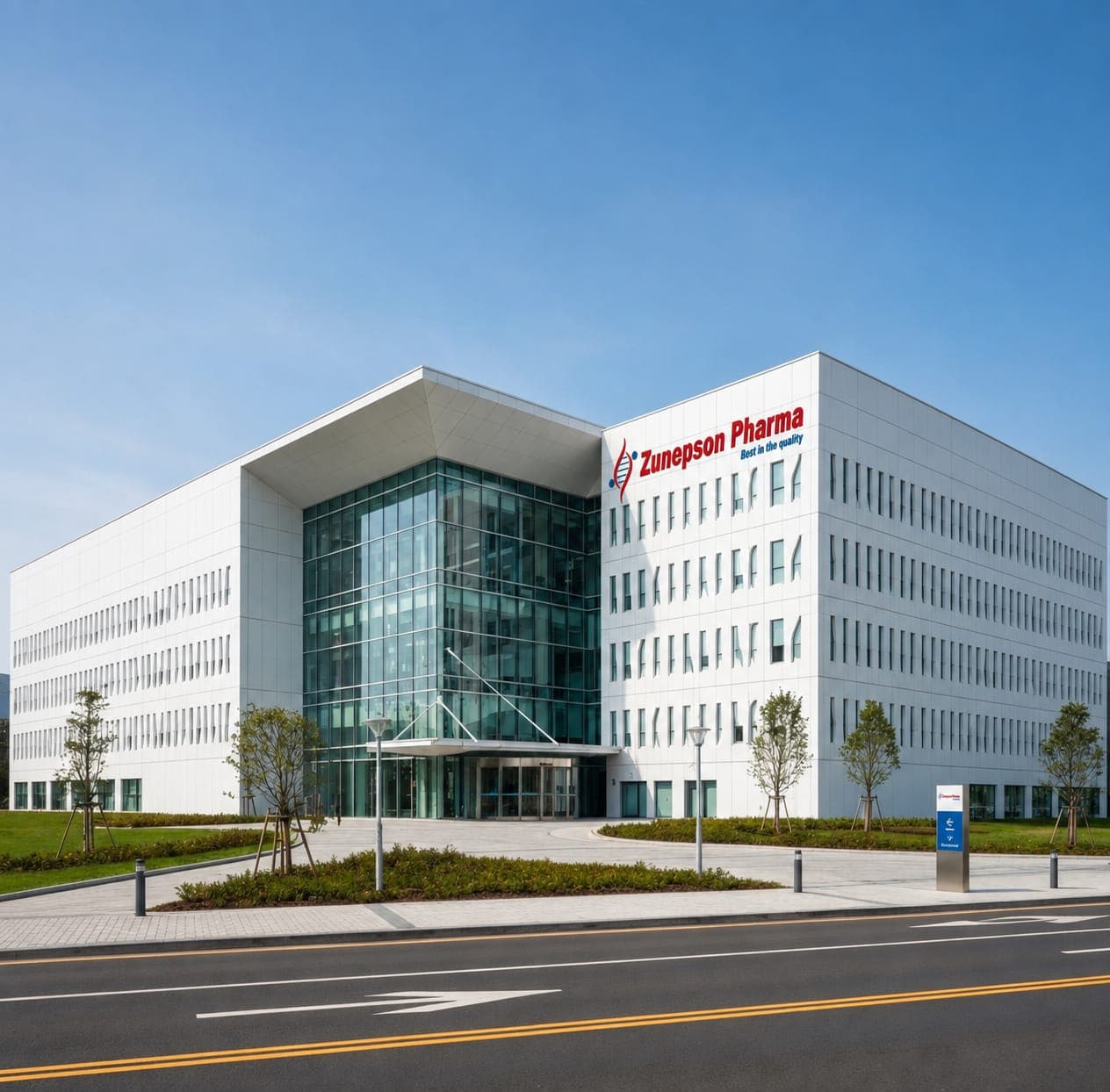 Zunepson Pharma corporate office building